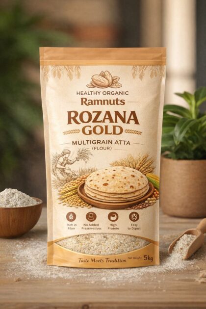 Ramnuts Rozana Gold – Premium Multigrain Atta (5kg)